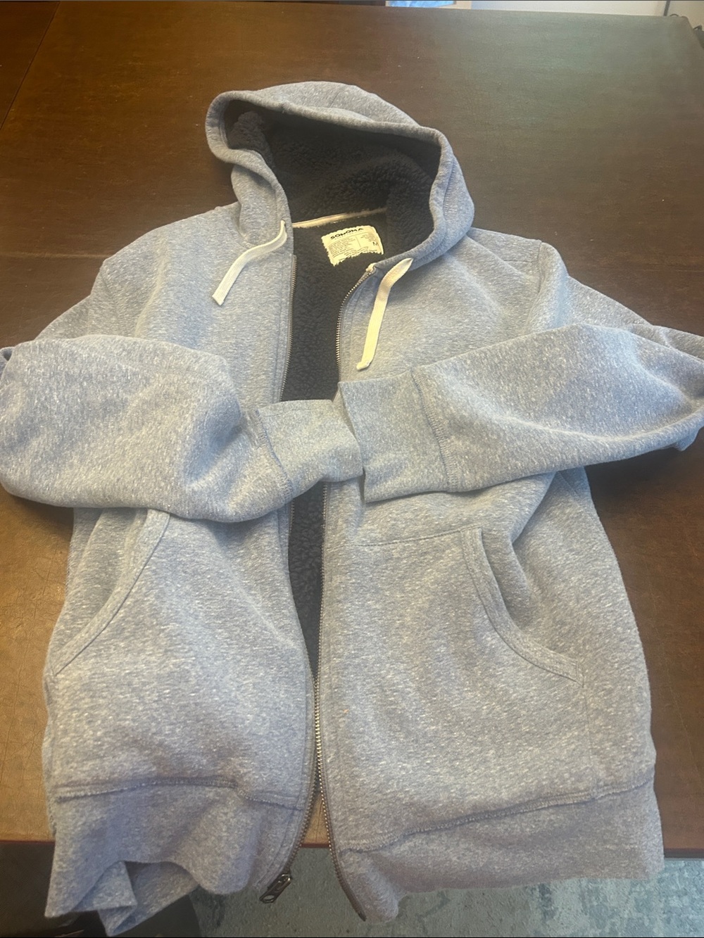 Sonoma Navy Sherpa-Lined Jacket